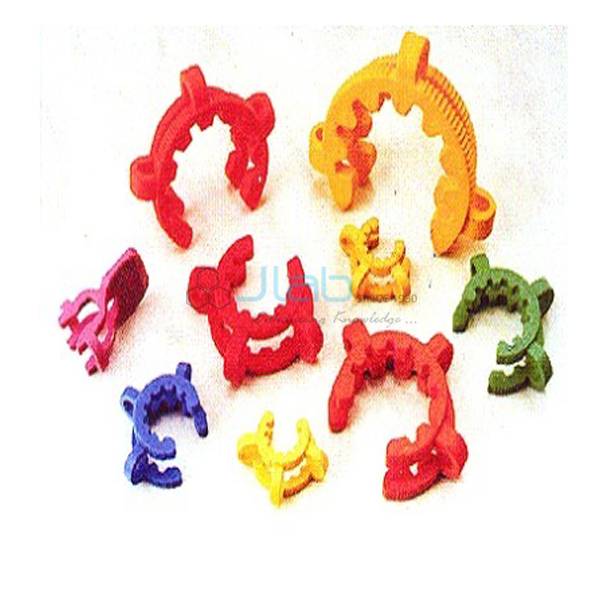 Interchangeable Glassware Joint Clips 14/23 Yellow