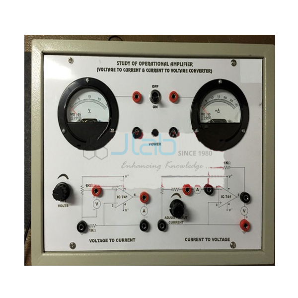 Study of Operational Amplifier as V to I to I to V Convertor