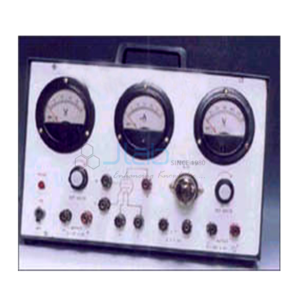 Tetrode and Pentode Valve Characteristics Apparatus with Stabelized Power Supply