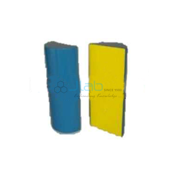 3-D Model of Cylinder In Two Semi Cylinders