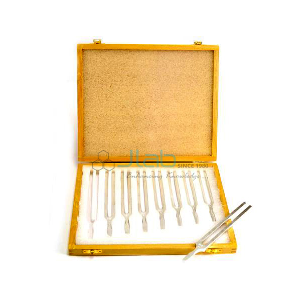 Aluminium Tuning Fork Boxed Set of 8