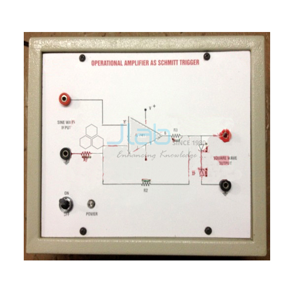 Study of Operational Amplifier as Schmitt Trigger