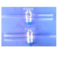 High Vacuum Stopcocks, Double Oblique, Borosilicate Glass